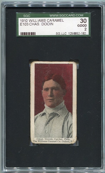 E103 Williams Caramel Chas. Dooin SGC 30