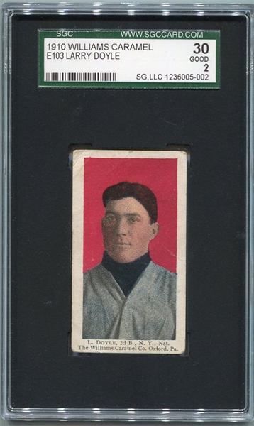 E103 Williams Caramel Larry Doyle SGC 30