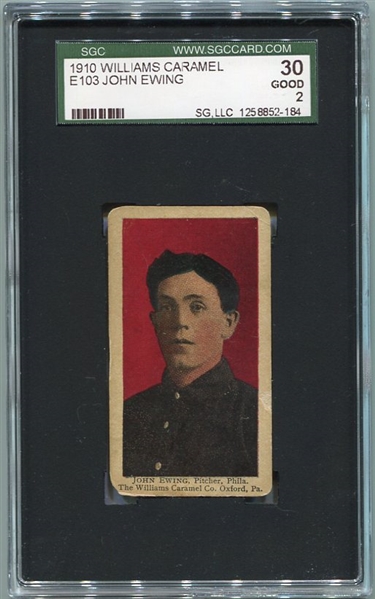 E103 Williams Caramel John Ewing SGC 30