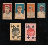 W Type Card lot with W560 (2), W514 (2) w/Rousch & Griffith, W515-1, W519 Unnumbered