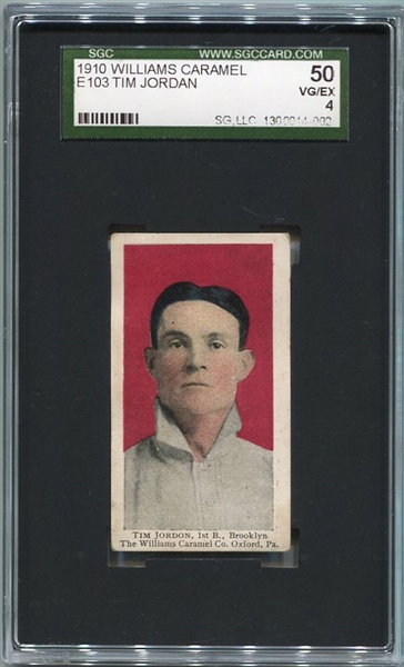 E103 Williams Caramel Tim Jordan SGC 50