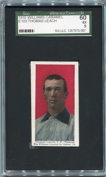 E103 Williams Caramel Thomas Leach SGC 60 Highest Graded