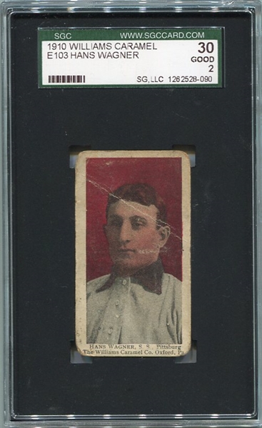 E103 Williams Caramel Honus Wagner SGC 30