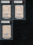 F & D Type Lot- F50 Yuenglings Ice Cream Red Faber - & F340 Centennial Flour- Carpenter, D317 x3