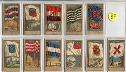 N6 Allen & Ginter City Flags Partial Set of 41 Different 
