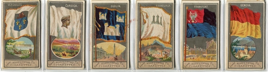 N6 Allen & Ginter City Flags Partial Set of 41 Different 