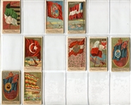 N10 Allen & Ginter Flags of All Nations 2nd Series Partial Set of 38 Different