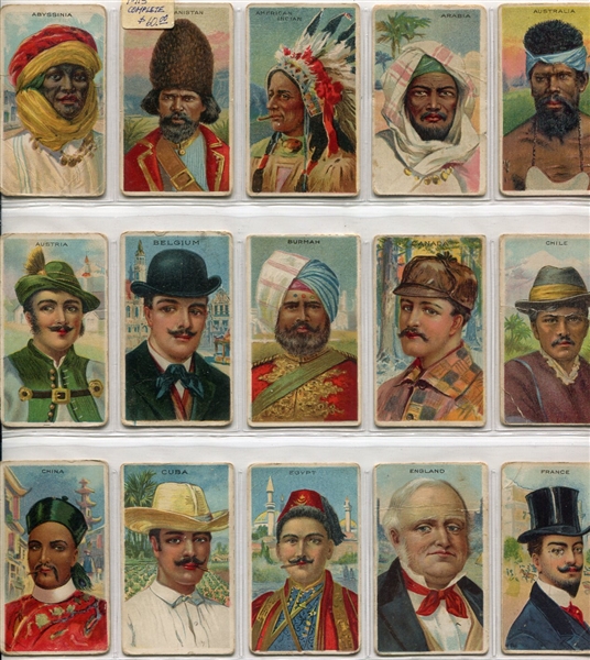 T113 Types of Nations Complete Set of 50