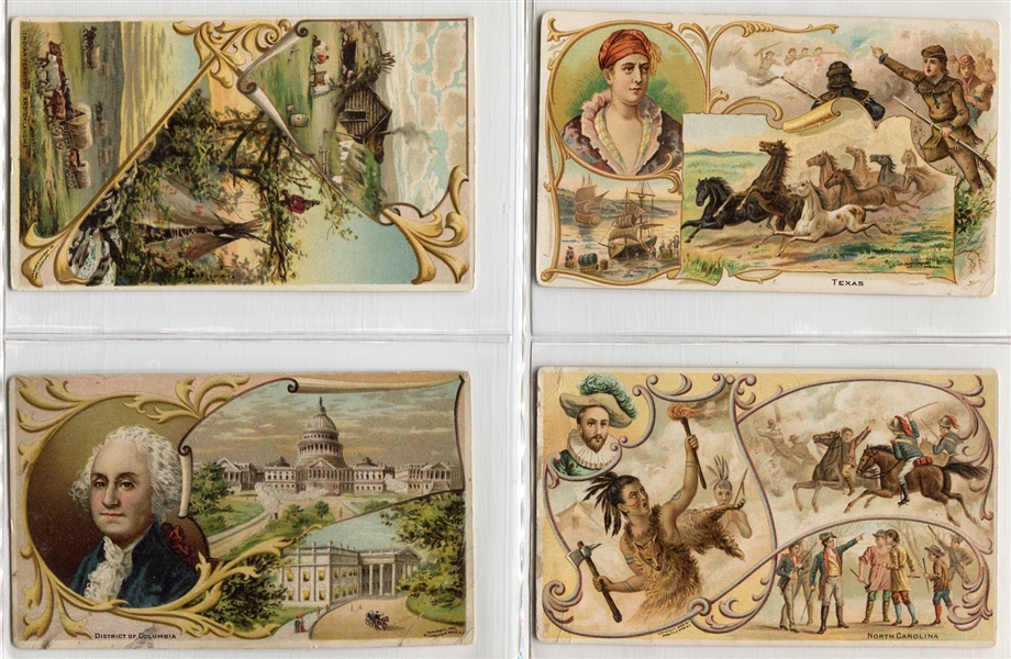 K5 Arbuckle Coffee History of The United States Complete 50 Card Set