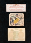 1952 Star Decals Rizzuto/Coleman, Swift Meats, '51 Topps Team W/J.Robinson, 1963 Pepsi Colt 45's