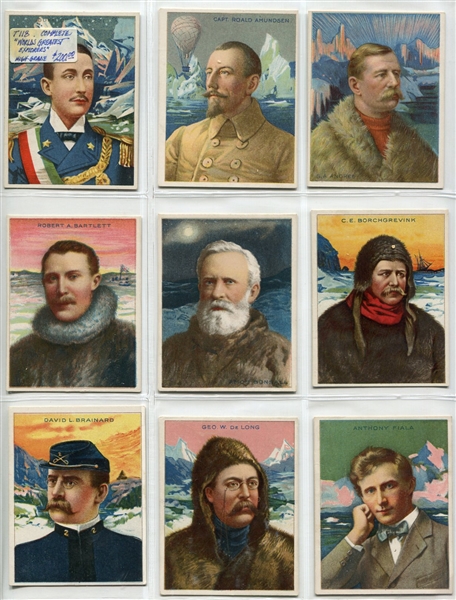 T118 The Worlds Greatest Explorers Complete Set of 25 Many High Grade