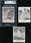 1963 Kahn's Baseball HIGH Grade Group - (5) With BVG 8.5 etc....