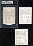 1963 Kahn's Baseball HIGH Grade Group - (5) With BVG 8.5 etc....