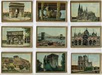 T99 Sights & Scenes of The World Complete 50 Card Set VG/EX to EX
