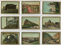 T99 Sights & Scenes of The World Complete 50 Card Set VG/EX to EX