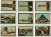 T99 Sights & Scenes of The World Complete 50 Card Set VG/EX to EX