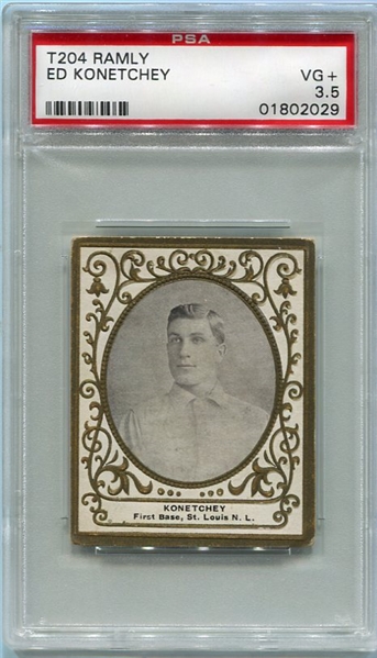 T204 Ed Kontechy St Louis PSA 3.5 