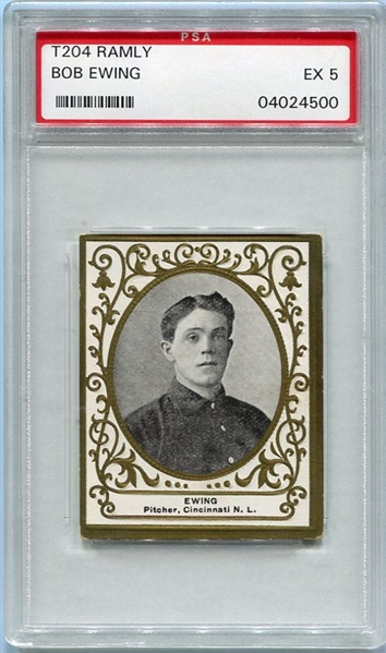 T204 Bob Ewing Cincinnati PSA 5