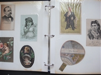 Old Time Victorian Trade Card & Assorted Items Album 274 Items!!