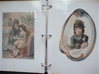 Old Time Victorian Trade Card & Assorted Items Album 274 Items!!