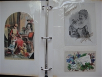 Old Time Victorian Trade Card & Assorted Items Album 274 Items!!
