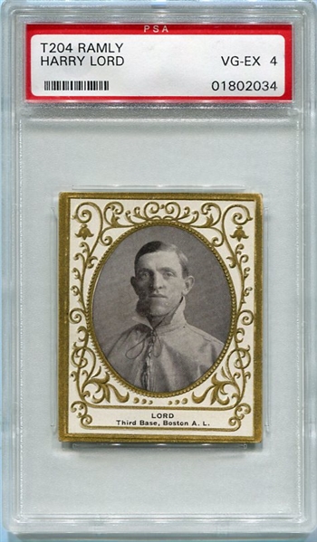 T204 Harry Lord Boston PSA 4