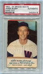 1953-54 Briggs Meats James Busby PSA AUT