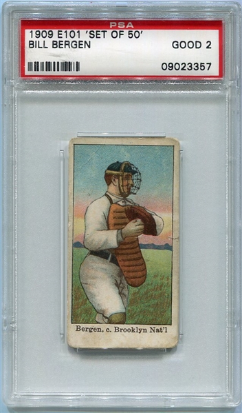 E101 Bill Bergen PSA 2