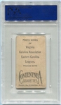 T209 Black & White Schrader, Danville PSA 3