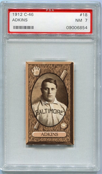 C46 Imperial Tobbaco #18 Doc Adkins PSA 7