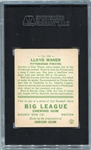 R319 1933 Goudey #164 Lloyd Waner SGC 40