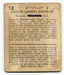 R328 U.S. Caramel #12 Mickey Cochrane