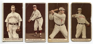 T207 Lot of 4 Different W/Joe Wood!