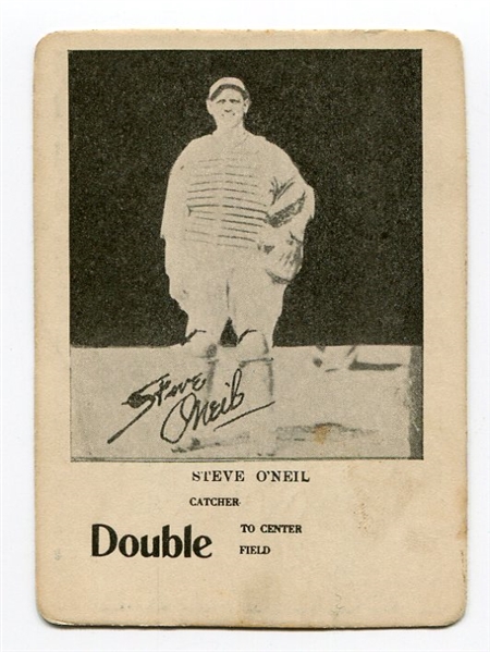 WG7 1923 Walter Mails Steve ONeil Blue Back EX