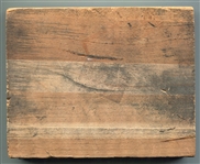Early 20th Century Wood and Metal Printers Block of Baseball Team & Equipment