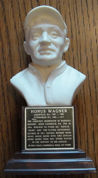 1963 Honus Wagner HOF Bust