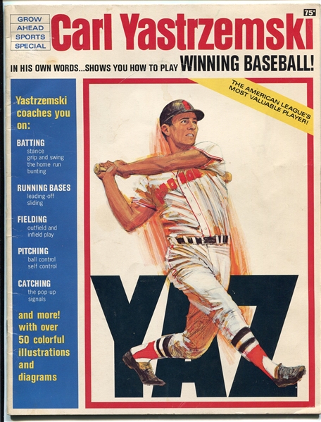 1970/71 Carl Yastrzemski Winning Baseball! Booklet With 1972 Topps Baseball Card