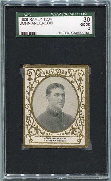 T204 John Anderson Blank Backed SGC 30