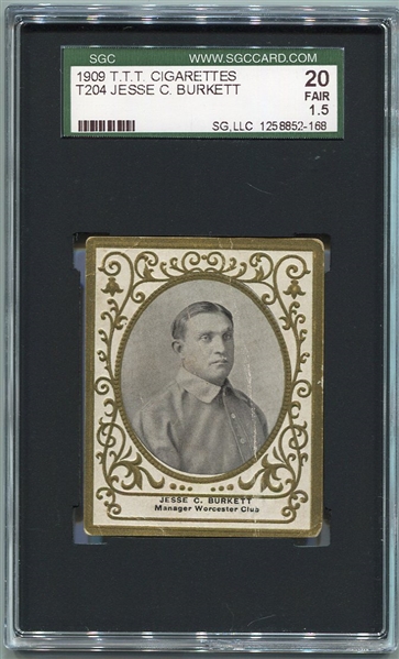 T204 Jesse Burkett T.T.T. Back SGC 20