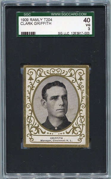 T204 Clark Griffith Cincinnati SGC 40