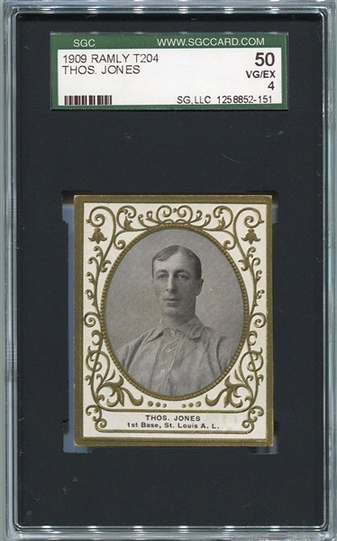 T204 Thomas Jones St. Louis SGC 50