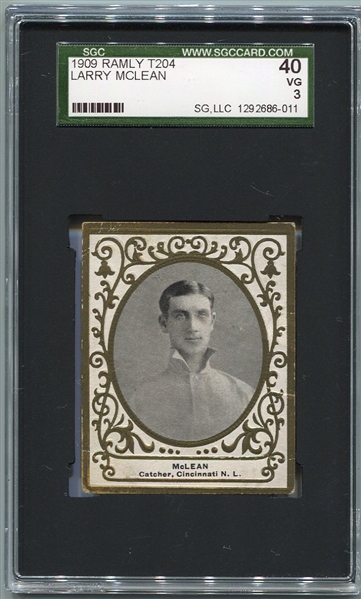 T204 Larry McLean Cincinnati SGC 40