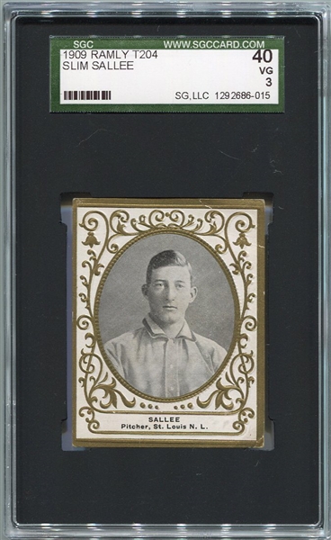 T204 Slim Sallee St. Louis SGC 40 
