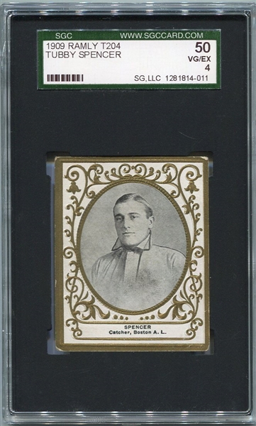 T204 Tubby Spencer Boston SGC 50