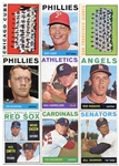 1964 Topps Baseball Lot of 300 Mostly Different VG to EX
