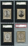 T204 Ramly Lot of 4 Different New York Highlanders & St. Louis Browns 