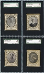 T204 Ramly Lot of 4 Different - 2 Players & 2 Managers