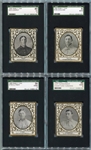 T204 Ramly Lot of 5 Different Washington Senators All SGC Graded