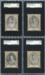T204 Ramly Lot of 5 Different New York Giants All SGC Graded