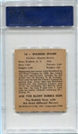 1948 Bowman #18 Warren Spahn RC PSA 3
